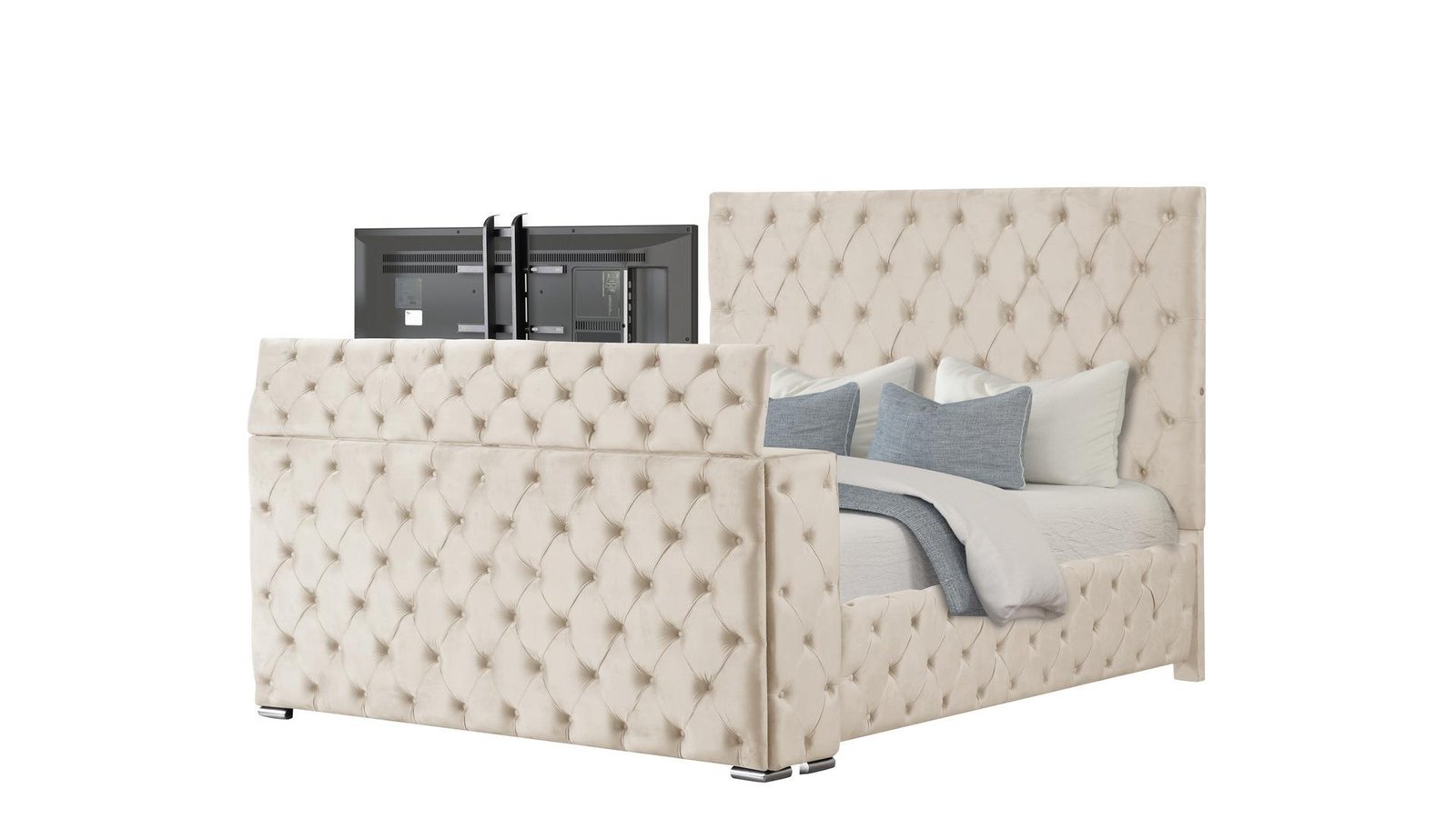 ENCORE_BED2_BEIGE__1__57_1500_975-1.jpg ENCORE QUEEN BED BEIGE - Image 1