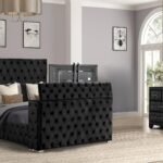 ENCORE KING 4PC BEDROOM SET IN BLACK