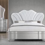 EROS QUEEN 4PC BEDROOM SET SILVER