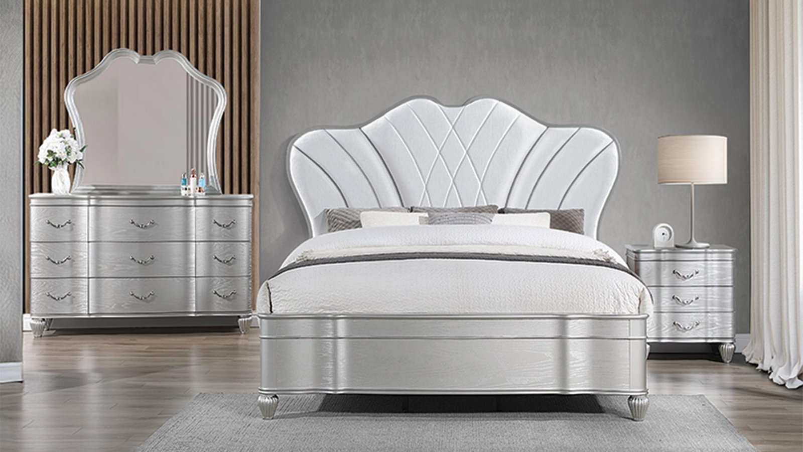 EROS_4PC_MAIN_40_1500_975.jpg EROS QUEEN 4PC BEDROOM SET SILVER - Image 1