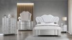 EROS QUEEN 4PC BEDROOM SET SILVER - Image 2
