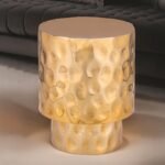 ET-90-25-16 END TABLE GOLD