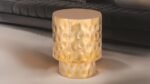 ET-90-25-16 END TABLE GOLD