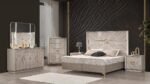 ETERNITY KING 4 PC BEDROOM SET IN BEIGE - Image 2