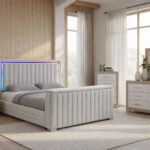 ELIAS/EMMA TV FB NATURAL KING BED GROUP