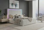 ELIAS GREY KING BED WITH IMMERSIVE SOUND