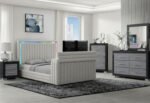 ELIAS/EMMA TV FB BLACK QUEEN BED GROUP