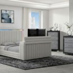 ELIAS/EMMA TV FB BLACK QUEEN BED GROUP