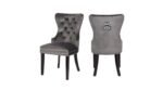 ERICA WOOD LEGS DARK GRAY - 2 CHAIRS PER BOX