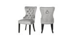 ERICA WOOD LEGS DARK GRAY - 2 CHAIRS PER BOX - Image 2
