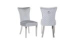 EVA STAINLESS STEEL LEGS DARK GRAY - 2 CHAIRS PER BOX - Image 2