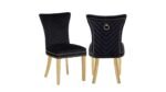EVA GOLD LEGS DARK GRAY - 2 CHAIRS PER BOX - Image 3