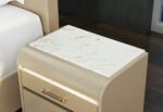 GENESIS GOLD QUEEN BED WITH LED - Image 4