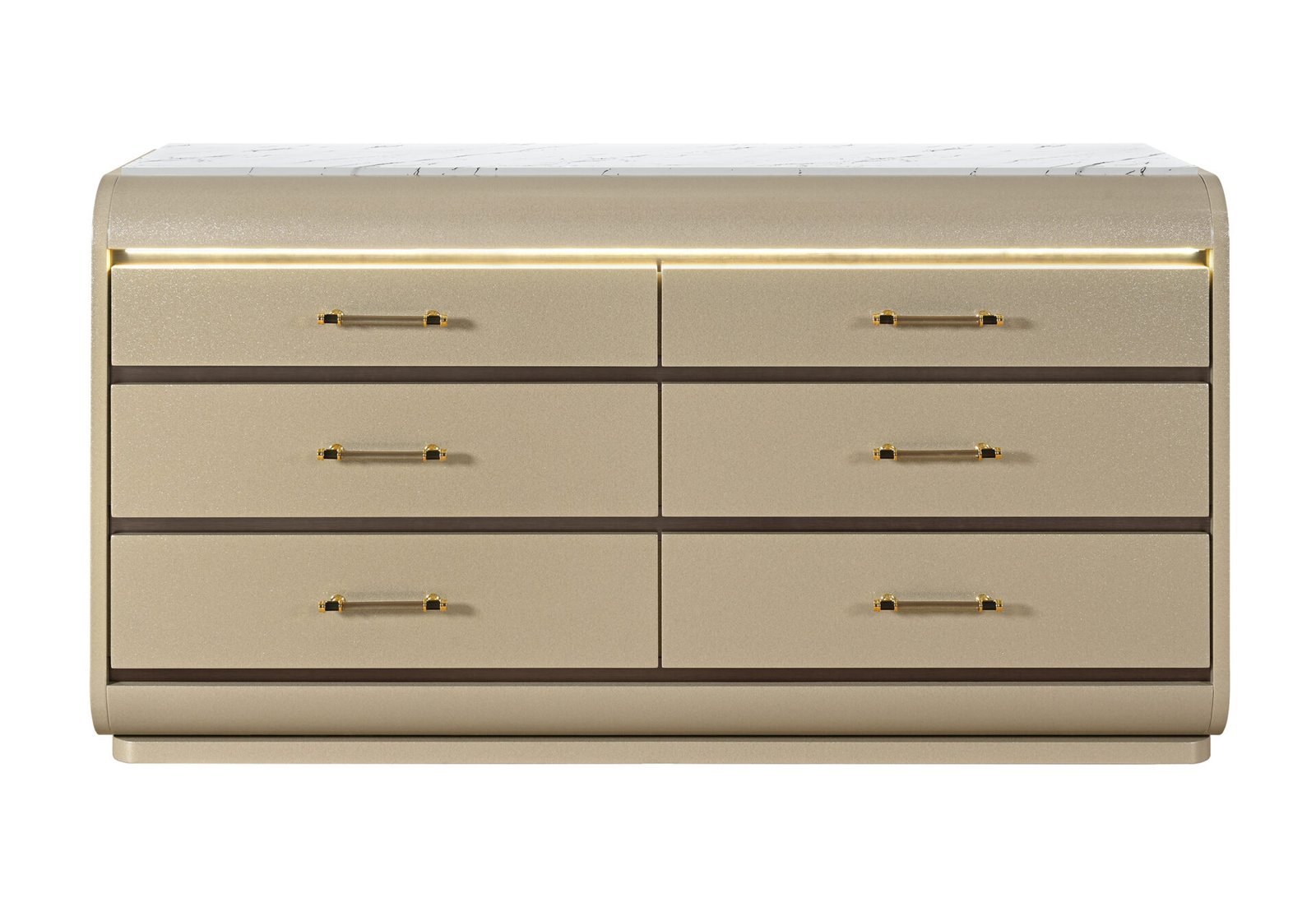 GENESIS-GOLD-DR-1-1.jpg GENESIS GOLD DRESSER WITH LED - Image 1