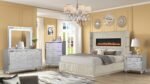 LIZELLE QUEEN 4 PC BEDROOM SET IN CREAM - Image 2