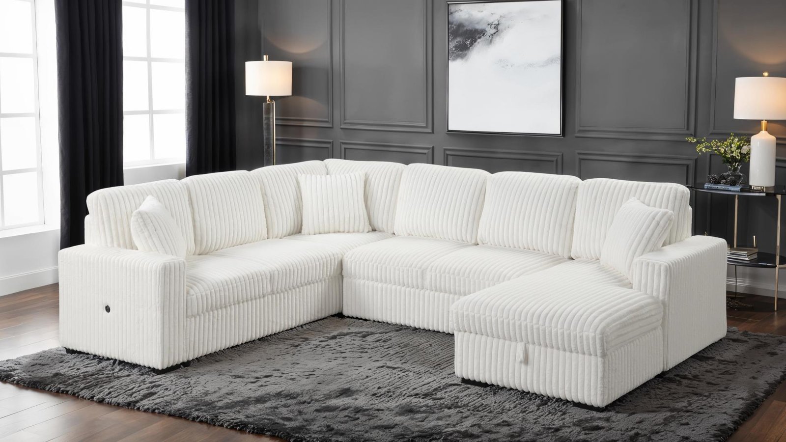 Grande_Sectional_Cream_1500_975.jpeg GRANDE SECTIONAL CREAM - Image 1