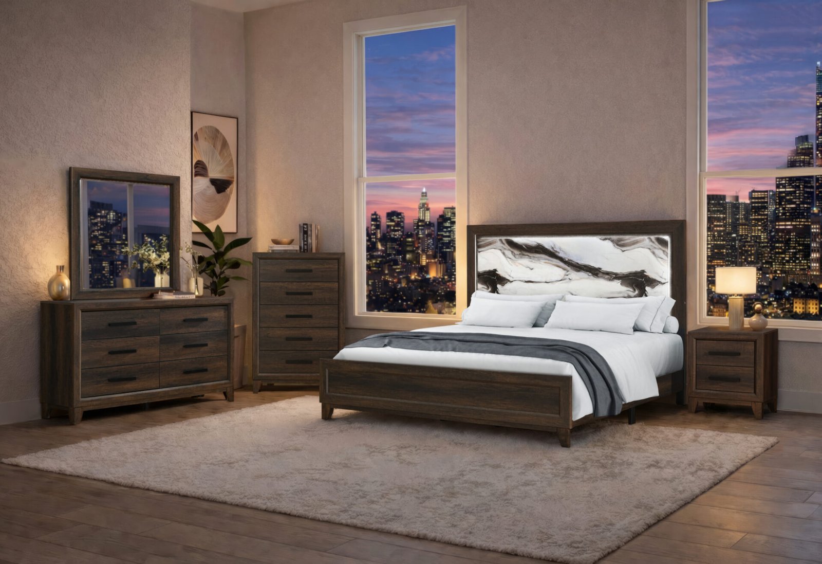 HARMONY-BROWN-KBG-RSC.jpg HARMONY BROWN TWIN BED GROUP - Image 1