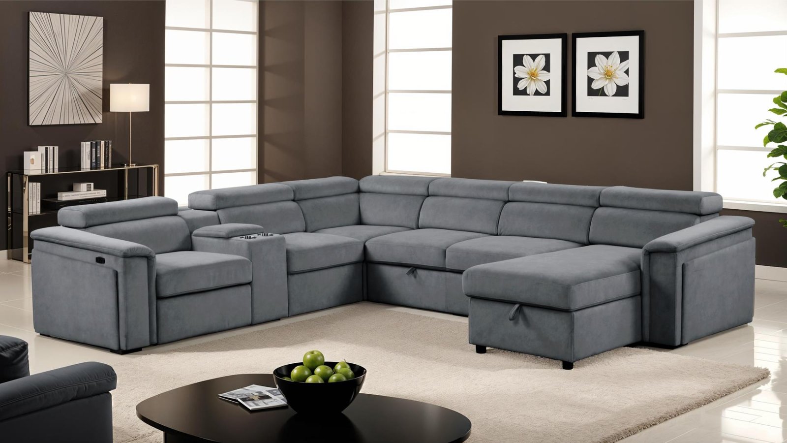 HARVEY_SECTIONAL_GRAY_1920x1080_1500_975.jpg HARVEY SECTIONAL SOFA GRAY - Image 1