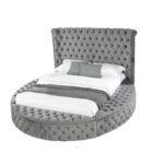 HAZEL KING BED GRAY