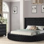 HAZEL QUEEN 4 PC BEDROOM SET IN BLACK