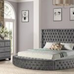 HAZEL QUEEN 4 PC BEDROOM SET IN GRAY