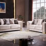 IMPREZA 2 PC Living Room Sets IN BEIGE