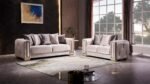IMPREZA 2 PC Living Room Sets IN BEIGE
