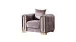 IMPREZA 2 PC Living Room Sets IN SILVER - Image 4