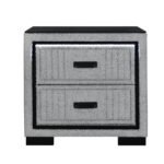ISABELLA GREY NIGHTSTAND WITH LED