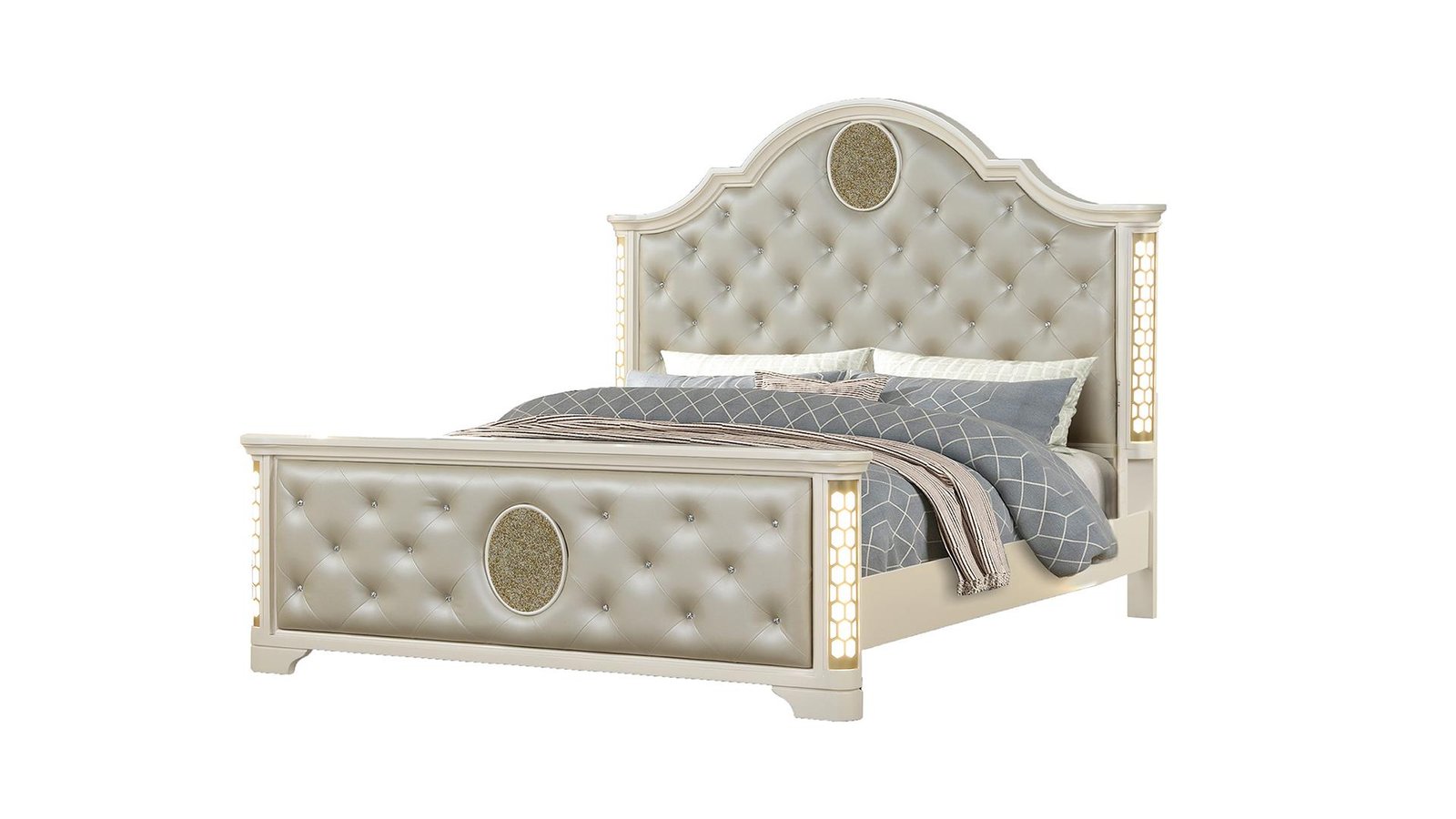 JASMINE_BED_8_1500_975-1.jpg JASMINE QUEEN BED BEIGE - Image 1