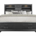 JORDYN GREY QUEEN BED