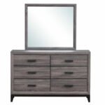 KATE FOIL GREY MIRROR
