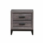 KATE FOIL GREY NIGHTSTAND