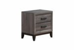 KATE FOIL GREY NIGHTSTAND - Image 2