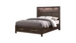 KENZO KING 5 PC BEDROOM SET IN WALNUT - Image 3