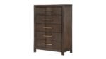 KENZO KING 5 PC BEDROOM SET IN WALNUT - Image 7
