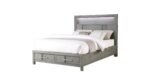 KENZO KING 5 PC BEDROOM SET IN GRAY - Image 3