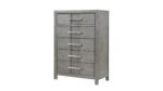 KENZO KING 5 PC BEDROOM SET IN GRAY - Image 7
