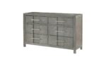 KENZO KING 5 PC BEDROOM SET IN GRAY - Image 4