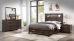 KENZO KING 5 PC BEDROOM SET IN WALNUT - Image 2