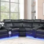 LACROSSE SECTIONAL SOFA BLACK