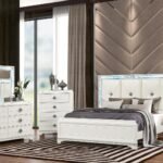 LAGUNA KING 4 PC BEDROOM SET IN OFF WHITE
