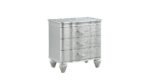 EROS QUEEN 4PC BEDROOM SET SILVER - Image 6