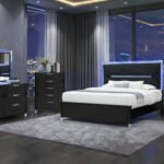 LANDO BLACK QUEEN BED GROUP