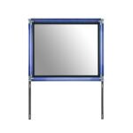 LANDO BLACK MIRROR WITH LED