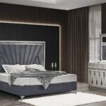 LAVITA KING 4 PC BEDROOM SET IN GRAY