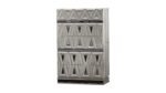 LAVITA KING 4 PC BEDROOM SET IN GRAY - Image 4