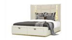 LA PIERRE KING 5 PC BEDROOM SET IN CREAM - Image 3