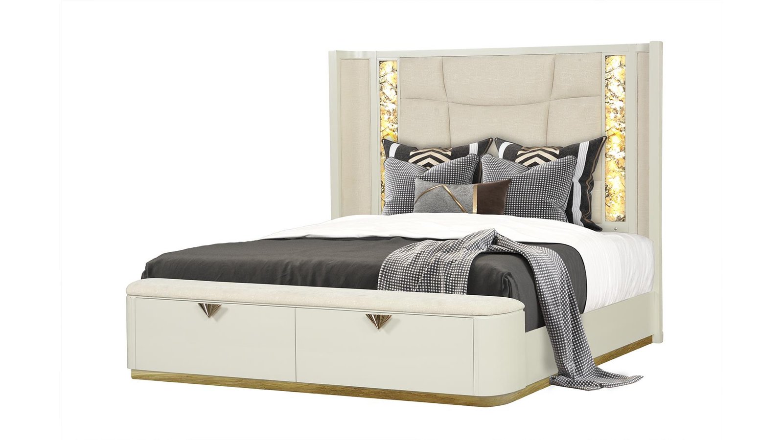 LA_PIERRE_BED_1920X1080_39_1500_975-1.jpg LA PIERRE QUEEN BED IN CREAM - Image 1