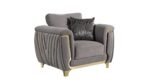 LEENA 2 PC Living Room Sets IN GRAY - Image 4
